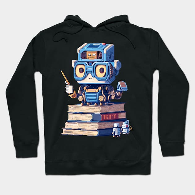 ai Study Hard Hoodie by clownescape